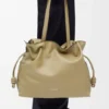 Grote Flamenco-clutch van nappa-kalfsleer Grote Flamenco-clutch van nappa-kalfsleer