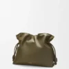 Grote Flamenco-clutch van nappa-kalfsleer Grote Flamenco-clutch van nappa-kalfsleer