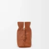 Grote Flamenco-clutch van nappa-kalfsleer Grote Flamenco-clutch van nappa-kalfsleer