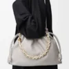 Grote Flamenco Purse van zacht nappa-lamsleer Grote Flamenco Purse van zacht nappa-lamsleer