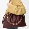 Grote Flamenco Purse van zacht nappa-lamsleer Grote Flamenco Purse van zacht nappa-lamsleer