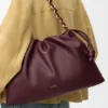 Grote Flamenco Purse van zacht nappa-lamsleer Grote Flamenco Purse van zacht nappa-lamsleer