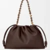 Grote Flamenco Purse van zacht nappa-lamsleer Grote Flamenco Purse van zacht nappa-lamsleer