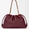Grote Flamenco Purse van zacht nappa-lamsleer Grote Flamenco Purse van zacht nappa-lamsleer