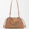 Grote Flamenco Purse van zacht nappa-lamsleer Grote Flamenco Purse van zacht nappa-lamsleer