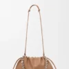 Grote Flamenco Purse van zacht nappa-lamsleer Grote Flamenco Purse van zacht nappa-lamsleer