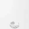 Grote gevlochten manchet van sterlingzilver Grote gevlochten manchet van sterlingzilver