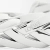 Grote gevlochten manchet van sterlingzilver Grote gevlochten manchet van sterlingzilver