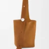 Grote Pebble Bucket bag van suède kalfsleer Grote Pebble Bucket bag van suède kalfsleer