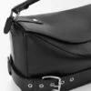 Grote Puzzle-biker-tas van glanzend kalfsleer