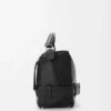 Grote Puzzle-biker-tas van glanzend kalfsleer