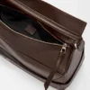 Grote Puzzle-biker-tas van glanzend kalfsleer