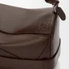 Grote Puzzle-biker-tas van glanzend kalfsleer