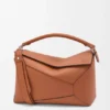 Grote Puzzle Edge-tas van klassiek kalfsleer