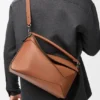 Grote Puzzle Edge-tas van klassiek kalfsleer