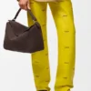 Grote Puzzle-tas van genarst nubuck