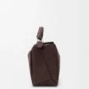 Grote Puzzle-tas van genarst nubuck