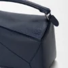 Grote Puzzle-tas van soepel generfd kalfsleer