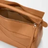 Grote Puzzle-tas van soepel generfd kalfsleer