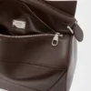 Grote, vederlichte Puzzle-tas van nappa-lamsleer