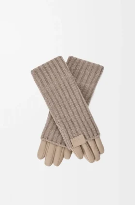 Handschoenen van kasjmier en nappa-lamsleer