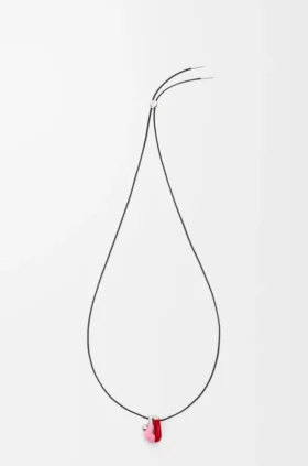 Hangende Acrobat-ketting van sterlingzilver en email