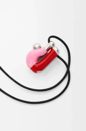 Hangende Acrobat-ketting van sterlingzilver en email