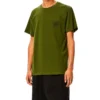 Heren Loewe Anagram Classic geborduurd katoenen T-shirt met ronde hals en korte mouwen, groen H6109230Cr-4160