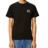 Heren loewe Anagram Classic geborduurd katoenen T-shirt met ronde hals en korte mouwen, zwart H6109230Cr-1100