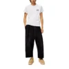 Heren loewe Anagram geborduurd katoenen T-shirt met ronde hals en korte mouwen, wit H526Y22J26-2100