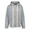 Heren Loewe Anagram geborduurde hoodie met lange mouwen, grijs H6109701Si