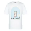 Heren Loewe AW19 Painting met korte mouwen, wit H6299720Si