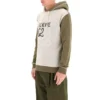 Heren loewe geborduurde hoodie met trekkoord, kaki H526341X94-3962