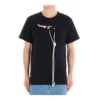 Heren loewe katoenen short met trekkoord, korte mouwen, marineblauw H6109031Si-5110