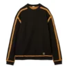 Heren loewe katoenen T-shirt met lange mouwen, groot, zwart H526341X90-1119