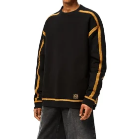 Heren loewe katoenen T-shirt met lange mouwen, groot, zwart H526341X90-1119 Heren loewe katoenen T-shirt met lange mouwen, groot, zwart H526341X90-1119