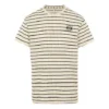Heren Loewe Stripe met korte mouwen, wit H6109650Pc-2396