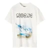 Heren loewe wit T-shirt met ‘White Snow Mountain’-print en korte mouwen H6299983Pc-2100
