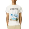 Heren loewe wit T-shirt met ‘White Snow Mountain’-print en korte mouwen H6299983Pc-2100