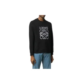 Heren-trui met loewe-merklogo, zwart H6109900Cr-1100 Heren-trui met loewe-merklogo, zwart H6109900Cr-1100