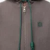 Hoodie met ritssluiting van katoen