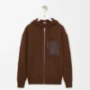 Hoodie met ritssluiting van wol Hoodie met ritssluiting van wol