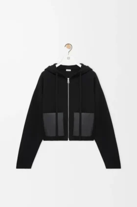 Hoodie met ritssluiting van wol Hoodie met ritssluiting van wol