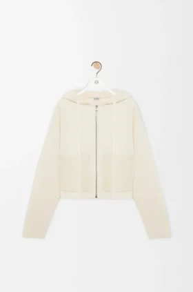 Hoodie met ritssluiting van wol Hoodie met ritssluiting van wol