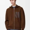 Hoodie met ritssluiting van wol Hoodie met ritssluiting van wol