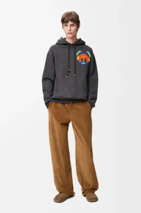 Hoodie van katoen