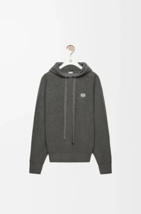 Hoodie van wol