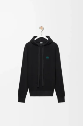 Hoodie van wol