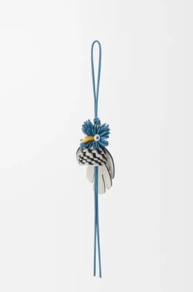 Hoopoe-vogelbedeltje van klassiek kalfsleer