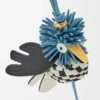 Hoopoe-vogelbedeltje van klassiek kalfsleer